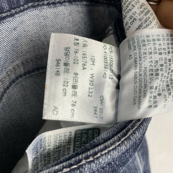 Levi's 505 Straight Leg Jeans Womens Medium Wash Mid Rise Stretch Size 10 - Picture 7 of 7